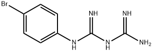 2-(4-溴苯基)-1-(二氨基亚甲基)胍 结构式