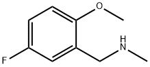 1-(5-氟-2-甲氧基苯基)-N-甲基甲胺 结构式