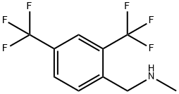 N-[2,4-Bis(trifluoromethyl)benzyl]-N-methylamine 结构式