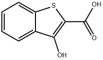 3-羟基苯并[B]噻吩-2-羧酸 结构式