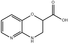 3,4-Dihydro-2H-pyrido[3,2-b]-[1,4]oxazine-2-carboxylic acid 结构式