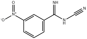 N'-Cyano-3-nitrobenzenecarboximidamide 结构式