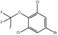 5-溴-1,3-二氯-2-(三氟甲氧基)苯 结构式