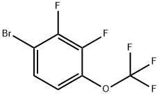 1-Bromo-2,3-difluoro-4-(trifluoromethoxy)benzene 结构式