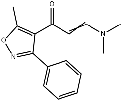 3-(Dimethylamino)-1-(5-methyl-3-phenylisoxazol-4-yl)prop-2-en-1-one 结构式
