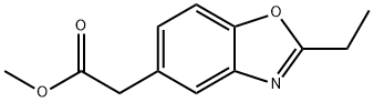 Methyl (2-ethyl-1,3-benzoxazol-5-yl)acetate 结构式