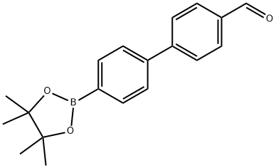 4'-(4,4,5,5-Tetramethyl-1,3,2-dioxaborolan-2-yl)-[1,1'-biphenyl]-4-carbaldehyde 结构式