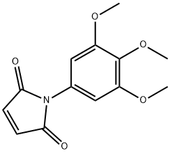 1-(3,4,5-三甲氧苯基)吡咯-2,5-二酮 结构式