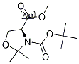 (S)-3-(1,1-Dimethylethyl)-4-methyl-2,2-dimethyl-3,4-oxazolidine carboxylate 结构式