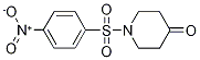 1-[(4-Nitrophenyl)sulphonyl]piperidin-4-one 结构式