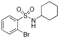 2-Bromo-N-cyclohexylbenzenesulphonamide 结构式