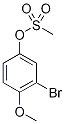 3-Bromo-4-methoxyphenyl mesylate, 2-Bromo-4-[(methylsulphonyl)oxy]anisole 结构式