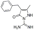 4-Benzyl-2,5-dihydro-3-methyl-5-oxo-1H-pyrazole-1-carboximidamide 结构式