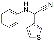 Phenylamino(thien-3-yl)acetonitrile 结构式