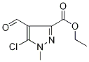 5-Chloro-3-(ethoxycarbonyl)-1-methyl-1H-pyrazole-4-carboxaldehyde 结构式