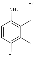 3-Amino-6-bromo-o-xylene hydrochloride 结构式