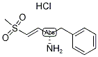 (2S,3E)-4-(Methylsulphonyl)-1-phenylbut-3-en-2-amine hydrochloride 结构式