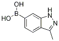 3-Methyl-1H-indazole-6-boronic acid 结构式