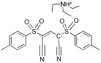4-CYANO-2,4-BIS(TOSYL)BUTYRONITRILE TRIETHYLAMINE SALT 结构式