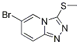 6-Bromo-3-(methylthio)[1,2,4]triazolo[4,3-a]pyridine 98% 结构式