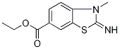 Ethyl 2,3-dihydro-2-imino-3-methyl-1,3-benzothiazole-6-carboxylate 结构式