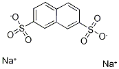 Disodium naphthalene-2,7-disulphonate, 20% aqueous solution 结构式