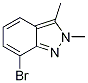 7-Bromo-2,3-dimethyl-2H-indazole 结构式