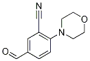 3-Cyano-4-(morpholin-4-yl)benzaldehyde, 4-(2-Cyano-4-formylphenyl)morpholine 结构式