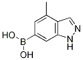 4-Methyl-1H-indazole-6-boronic acid 结构式
