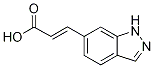 trans-3-(1H-Indazol-6-yl)prop-2-enoic acid 结构式