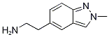 2-(2-Methyl-2H-indazol-5-yl)ethylamine 结构式