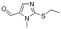 2-Ethylsulphanyl-1-methyl-1H-imidazole-5-carboxaldehyde 结构式