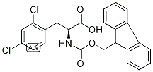 2,4-Dichloro-L-phenylalanine, N-FMOC protected 结构式