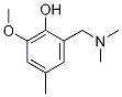 2-[(Dimethylamino)methyl]-6-methoxy-4-methylphenol 结构式