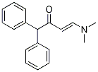 4-(Dimethylamino)-1,1-diphenylbut-3-en-2-one 结构式