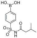 4-[N-(3-Methylbutanoyl)sulphamoyl]benzeneboronic acid 98% 结构式