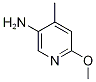 2-甲氧基-4-甲基-5-氨基吡啶 结构式