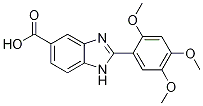 2-(2,4,5-Trimethoxyphenyl)-1H-benzimidazole-5-carboxylic acid 结构式