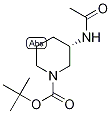 (3S)-3-(Acetylamino)piperidine, N1-BOC protected, (3S)-3-Acetamido-1-(tert-butoxycarbonyl)piperidine, tert-Butyl (3S)-3-(acetylamino)piperidine-1-carboxylate 结构式