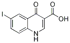 3-Carboxy-1,4-dihydro-6-iodo-4-oxoquinoline 结构式