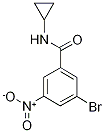 3-Bromo-N-cyclopropyl-5-nitrobenzamide 97% 结构式