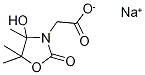 Sodium (4-hydroxy-2-oxo-4,5,5-trimethyl-1,3-oxazolidin-3-yl)acetate 结构式