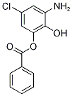 2-Amino-6-(benzoyloxy)-4-chlorophenol, 3-(Benzoyloxy)-5-chloro-2-hydroxyaniline 结构式