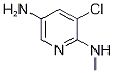 5-Amino-3-chloro-2-(methylamino)pyridine 结构式