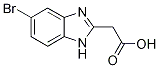 5-Bromo-2-(carboxymethyl)-1H-benzimidazole 结构式