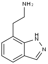 2-(1H-Indazol-7-yl)ethylamine 结构式