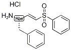 (E)-(3S)-3-Amino-4-phenyl-1-(phenylsulphonyl)but-1-ene hydrochloride 结构式