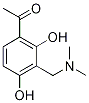 2',4'-Dihydroxy-3'-[(dimethylamino)methyl]acetophenone 结构式