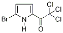 2-Bromo-5-(trichloroacetyl)-1H-pyrrole 结构式