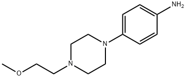 4-[4-(2-Methoxyethyl)piperazin-1-yl]aniline 结构式